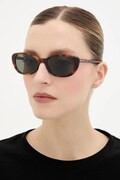 Сонцезахисні окуляри Saint Laurent колір коричневий SL 822