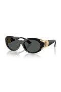 Versace okulary przeciwsłoneczne damskie kolor czarny 0VE4503U
