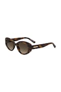 Love Moschino okulary przeciwsłoneczne damskie brązowe MOL105/S