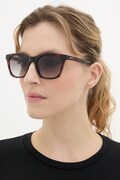 Nike okulary przeciwsłoneczne kwadratowe damskie VITAL brązowe IB3543X