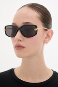Bottega Veneta okulary przeciwsłoneczne damskie czarne BV1440SA