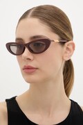 Bottega Veneta sončna očala Cat Eye ženska bordo BV1447S
