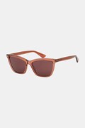 Gucci okulary przeciwsłoneczne kocie oczy damskie pomarańczowe GG2111S