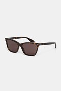 Gucci okulary przeciwsłoneczne kocie oczy damskie brązowe GG2111S