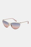 Chloe okulary przeciwsłoneczne kocie oczy damskie złote CH0386S