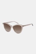 Saint Laurent слънчеви очила тип котешко око дамски бежови SL 456
