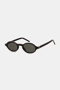 Saint Laurent okulary przeciwsłoneczne damskie brązowe SL M161