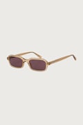 Saint Laurent okulary przeciwsłoneczne damskie beżowe SL 908