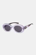 Gucci okulary przeciwsłoneczne damskie fioletowe GG2026S