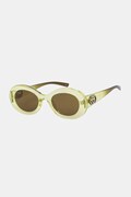 Gucci okulary przeciwsłoneczne damskie zielone GG2026S