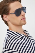 Сонцезахисні окуляри Armani Exchange чоловічі колір синій