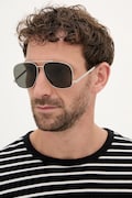 Сонцезахисні окуляри Saint Laurent чоловічі колір сірий SL 653 LEON