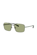 Armani Exchange okulary przeciwsłoneczne męskie kolor zielony 0AX2054S