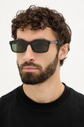 Gucci okulary przeciwsłoneczne męskie kolor brązowy GG1986SA