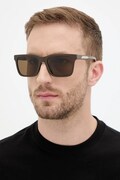 Emporio Armani ochelari de soare culoarea maro, 0EA4262U