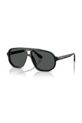 Emporio Armani okulary przeciwsłoneczne męskie kolor czarny 0EA4263U