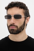 Balenciaga ochelari de soare pentru bărbați argintiu BB0493S