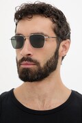 Saint Laurent okulary przeciwsłoneczne męskie srebrne SL 866