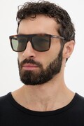 Saint Laurent okulary przeciwsłoneczne męskie brązowe SL 904