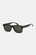 Gucci occhiali da sole quadrati da uomo marrone GG2085S