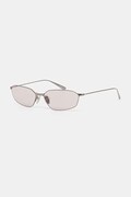 Balenciaga okulary przeciwsłoneczne srebrne BB0412S