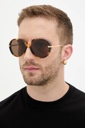 Bottega Veneta okulary przeciwsłoneczne kolor brązowy BV1436S