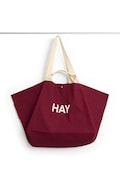 Taška HAY Weekend Bag L/38 x 53 x 37 cm bordová farba