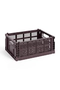 HAY tároló Colour Crate M / 14 x 26,5 x 34,5 cm bordó
