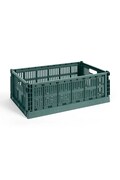 Коробка для зберігання HAY Colour Crate L / 18,5 x 34,5 x 53 cm колір зелений