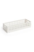 Úložný box HAY Colour Crate Mini 8 x 13 x 34,5 cm bílá barva