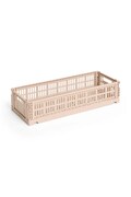 Úložný box HAY Colour Crate Mini 8 x 13 x 34,5 cm 2-pack růžová barva