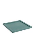Víko krabice HAY Colour Crate M / 30 x 30 cm zelená barva