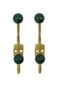 House Doctor gancio HDBall 13 cm pacco da 2 colore verde