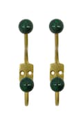 House Doctor gancio HDBall 13 cm pacco da 2 colore verde