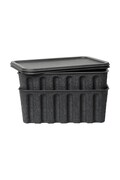 Škatla za shranjevanje ferm LIVING Paper Pulp Box L/30 x 15 cm 2-pack siva barva