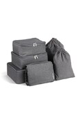 Bigso Box of Sweden zestaw organizerów podróżnych Travel Collection 6-pack kolor szary 992PS0124A6-99
