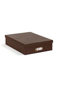 Кутия за съхранение Bigso Box of Sweden Oskar A4 26 x 35 x 8,5 cm в кафяво 9451R3072-99