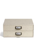 Bigso Box of Sweden organizer na biurko Birger 33 x 25,5 x 14,5 cm kolor beżowy 9431N6073-99