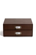 Bigso Box of Sweden organizer na biurko Birger 33 x 25,5 x 14,5 cm kolor brązowy 9431R3073-99