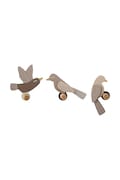 Bloomingville zestaw haczyków z płyty MDF 8,5 x 10 x 4 cm 82063666