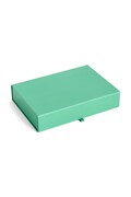 Κοσμηματοθήκη HAY Colour 23,2 x 16,1 x 4,6 cm χρώμα: τιρκουάζ