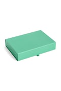 Κοσμηματοθήκη HAY Colour 23,2 x 16,1 x 4,6 cm χρώμα: τιρκουάζ