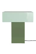 Leitmotiv lampa stołowa Grato Recto 35 x 15 cm. kolor zielony