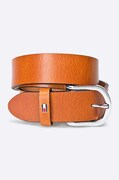 Tommy Hilfiger pasek damski skórzany czerwony WW0WW11590