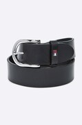 Tommy Hilfiger pasek damski skórzany czarny WW0WW11590