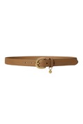 Lauren Ralph Lauren pasek damski skórzany żółty 412802952