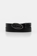 Diesel curea de piele OVAL D LOGO B-1DR 25 culoarea negru, X09716.P1245