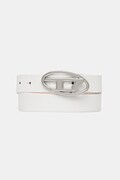 Diesel curea de piele cu două fețe OVAL D LOGO B-1DR W REV II culoarea alb, X09874.P1245