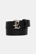Juicy Couture pasek skórzany JC damski kolor czarny WIJJ98537WL7