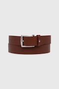 Шкіряний ремінь Tommy Hilfiger чоловічий колір коричневий AM0AM08360